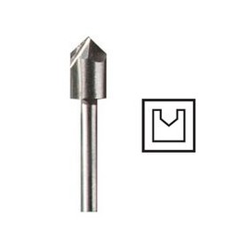 HSS V-Nutfrser  6,4mm (640) (1 Stck, Schaft  3,2mm) (2615064032)
