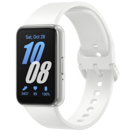 Samsung Galaxy Fit3 4,06 cm (1.6") AMOLED 40 mm Digitale 256 x 402 Pixel Touch screen Argento (SM-R390NZSAEUE)