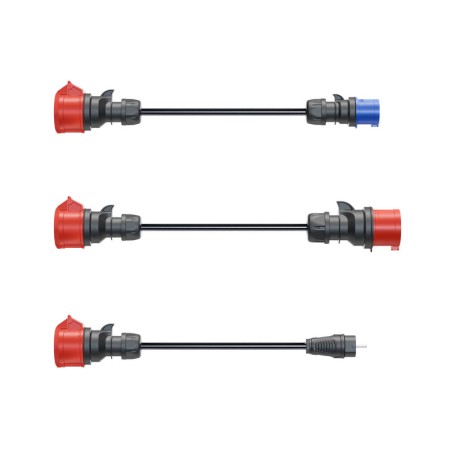 Adapterset fr Gemini flex 11 kW, 3-teiliges Set (schwarz, 30cm) (CH-04-33)