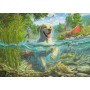 Mark Fredrickson: Hundeliebe - gelber Labrador auf Fischjagd (1000 Teile) (58557)