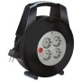 Brennenstuhl Vario Line prolunghe e multiple 15 m 4 presa(e) AC Nero, Grigio (1094200)