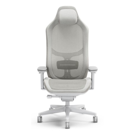 Fractal Design FD-CH-RE1M-02 sedia per videogioco Sedia da gaming per PC Seduta imbottita Bianco