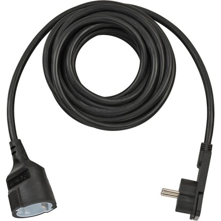 Brennenstuhl H05VV-F3G1.5 prolunghe e multiple 5 m 1 presa(e) AC Interno Nero (1168980050)