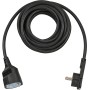 Brennenstuhl H05VV-F3G1.5 prolunghe e multiple 5 m 1 presa(e) AC Interno Nero (1168980050)