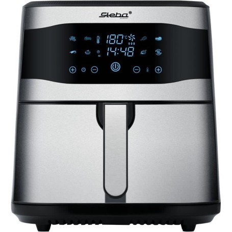 Heiluftfritteuse HF 8000 Family (edelstahl/schwarz, 1.800 Watt, Korb 8 Liter) (26-48-00)