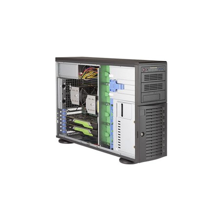 Supermicro SuperWorkstation 7049A-T Intel® C621 LGA 3647 (Socket P) Armadio (4U) Nero (SYS-7049A-T)