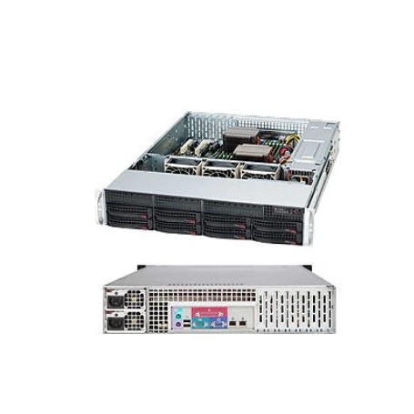 Supermicro 825TQC-R802LPB Supporto Nero 800 W (CSE-825TQC-R802LPB)