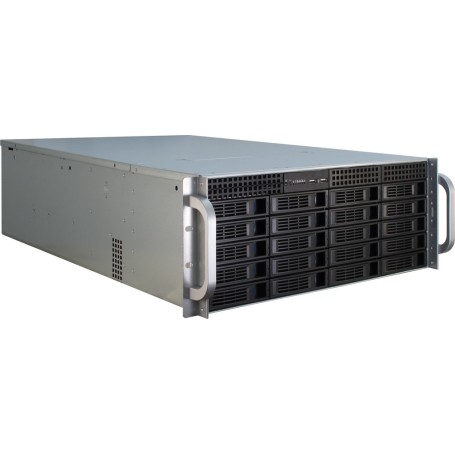 Inter-Tech IPC 4U-4420 Supporto Blu, Acciaio inossidabile (88887121)