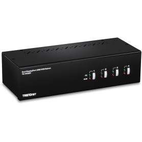 Trendnet TK-440DP switch per keyboard-video-mouse (kvm) Nero, Argento (TK-440DP)