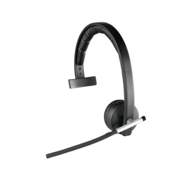 Logitech H820e Auricolare Wireless A Padiglione Ufficio Base di ricarica Nero (981-000512)