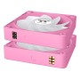 TT CT140 EX Reverse ARGB PC Cooling Fan 3 Pack Pink (CL-F229-PL14PK-A)