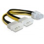 DeLOCK PCI Express power Multicolore 0,30 m (82397)