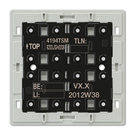 JUNG 4194 TSM Cablato Nero, Grigio (4194TSM)