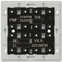 JUNG 4194 TSM Cablato Nero, Grigio (4194TSM)