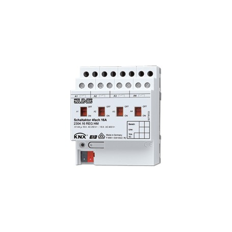 JUNG 2304.16 REGHM attuatore elettrico Bianco (2304.16REGHM)