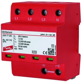 DEHN DSH TT 255 Rosso 230 - 400 V 0,1 m (941 310) (941310)