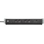 Brennenstuhl 1156057984 prolunghe e multiple 3 m 4 presa(e) AC Nero