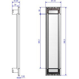 Bachmann Steckdosenleiste COVER 6-fach 915.524 (915.524)
