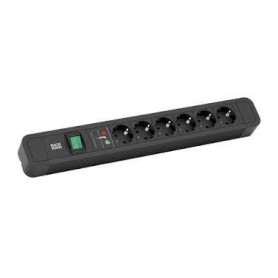 Bachmann Primo 2 prolunghe e multiple 2 m 6 presa(e) AC Nero (350.002)