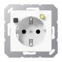 JUNG A 5520.30 WW presa energia Tipo F Bianco (A5520.30WW)