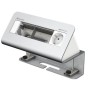 Kindermann 7430000051 cassetta di scarico Tipo F Alluminio, Bianco
