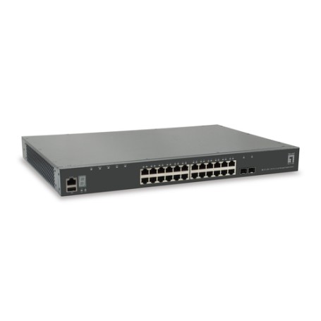 LevelOne GTL-2881 switch di rete Gestito L3 Gigabit Ethernet (10/100/1000) Grigio (GTL-2881)