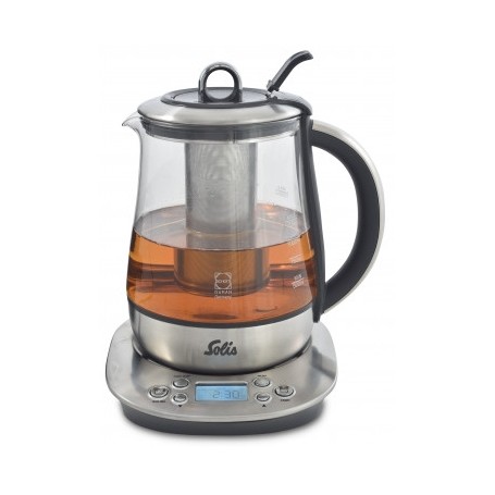 Solis 5515 bollitore elettrico 1,2 L 1400 W Acciaio inox, Trasparente (96235)