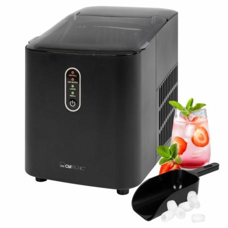 Clatronic EWB 3798 Macchina per la produzione di cubetti di ghiaccio integrata/indipendente 12 kg/24h 120 W Nero (263993)