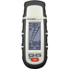Voltcraft FM-400 Material-Feuchtigkeitsmessgerät, Holz- und Baufeuchtemessgerät mit Materialkennlini (FM-400)