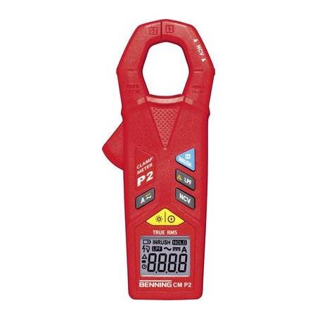 BENNING Stromzangenmultimeter 10mA-400A AC/DC TRMS Batterien/Messl./Tasche BENNING CM P2 (044679)