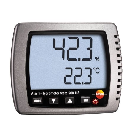 Testo 608-H2 Interno Igrometro elettronico Argento (0560 6082)