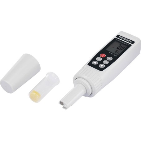 VOLTCRAFT WM-500 Flüssigkeitsmessgerät WM-500 pH, Leitwert, Gelöste Teilchen (TDS), Salzgehalt, Temperatur -2 bis +16 (WM-500