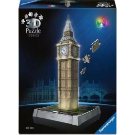3D Puzzle Iconics: Big Ben - mit Licht (216 Teile) (12008025)
