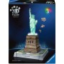 3D Puzzle Iconics: Freiheitsstatue - mit Licht (108 Teile) (12008027)