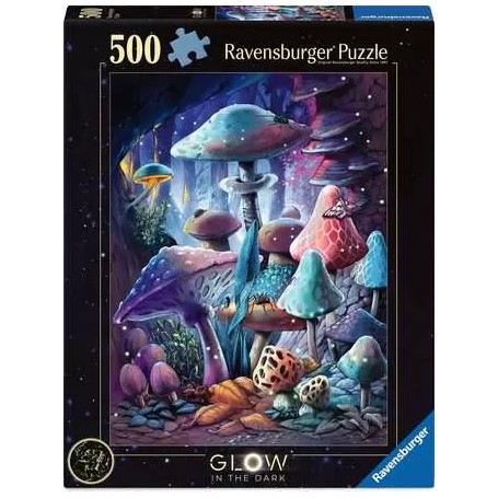 Puzzle Glow in the Dark - Pilze im Mondschein (500 Teile) (12001386)