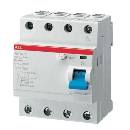 ABB F204 A-63/0,3 interruttore automatico Tipo A 4 (2CSF204101R3630)