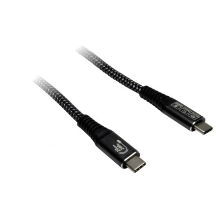 Inter-Tech AC Kabel USBC-3.2 2x2, 240W - 1,5m (88885673)