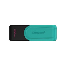 Kingston Technology DataTraveler 128GB Portable USB 3.2 Gen 1 Exodia S (Nero/Turchese) (DTXS/128GB)