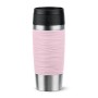 EMSA Travel Mug Waves 36 ml Rosa, Acciaio inox (N2021400)