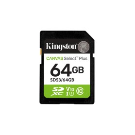 Kingston Technology 64GB SDXC Canvas Select Plus Gen3 100MB/s C10 UHS-I U1 V10 (SDS3/64GB) Kingston Technology 64GB SDXC Canvas Select Plus Gen3 100MB/s C10 UHS-I U1 V10 (SDS3/64GB)