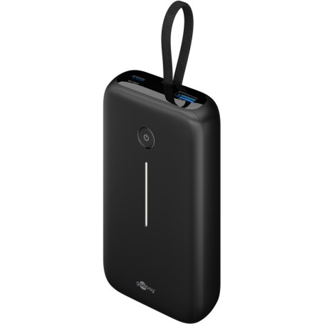 Goobay 76252 batteria portatile Polimeri di litio (LiPo) 20000 mAh Nero