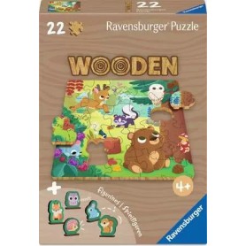 Wooden Puzzles Kids - Frhliche Waldfreunde (22 Teile) (12004080)