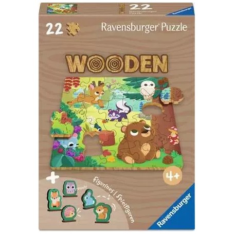 Wooden Puzzles Kids - Frhliche Waldfreunde (22 Teile) (12004080)
