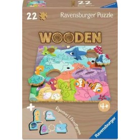 Wooden Puzzles Kids - Farbenspiel der Meere (22 Teile) (12004081)