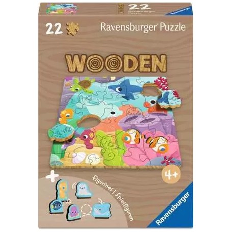 Wooden Puzzles Kids - Farbenspiel der Meere (22 Teile) (12004081)