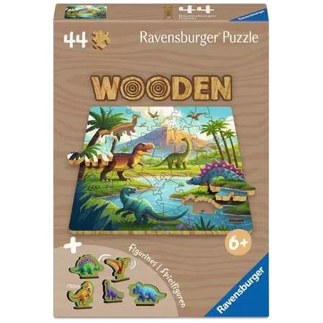 Wooden Puzzles Kids - Dinosaurier Welt (44 Teile) (12004084)