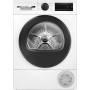 Bosch WQG243D41 Serie 6, asciugatrice a pompa di calore (bianco/nero)