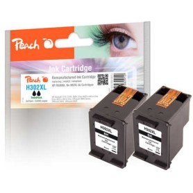 Peach PI300-655 cartuccia d'inchiostro 2 pz Compatibile Nero