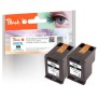 Peach PI300-655 cartuccia d'inchiostro 2 pz Compatibile Nero