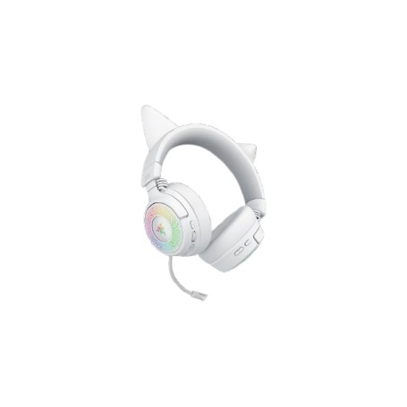 Razer Kraken Kitty V3 Pro Weiß - Kabelloses RGB-Kitty-Headset für Gaming (RZ04-05170400-R3M1)